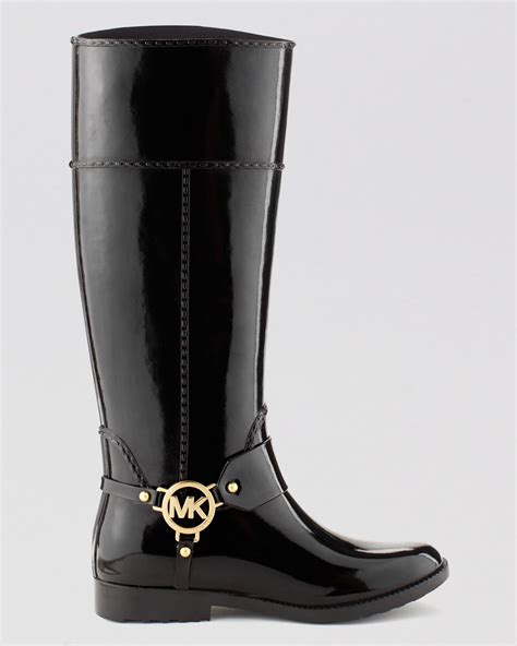 michael kors fulton harness tall rain leather boots|Michael michael kors fulton harness boot + FREE SHIPPING.